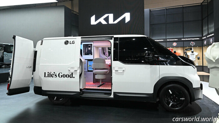 Los Conceptos Kia PV5 Spielraum adoptan Vanlife | Carscoops